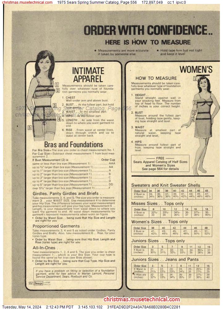 1975 Sears Spring Summer Catalog, Page 556