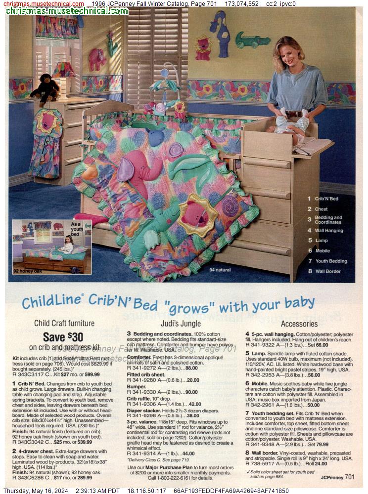 1996 JCPenney Fall Winter Catalog, Page 701