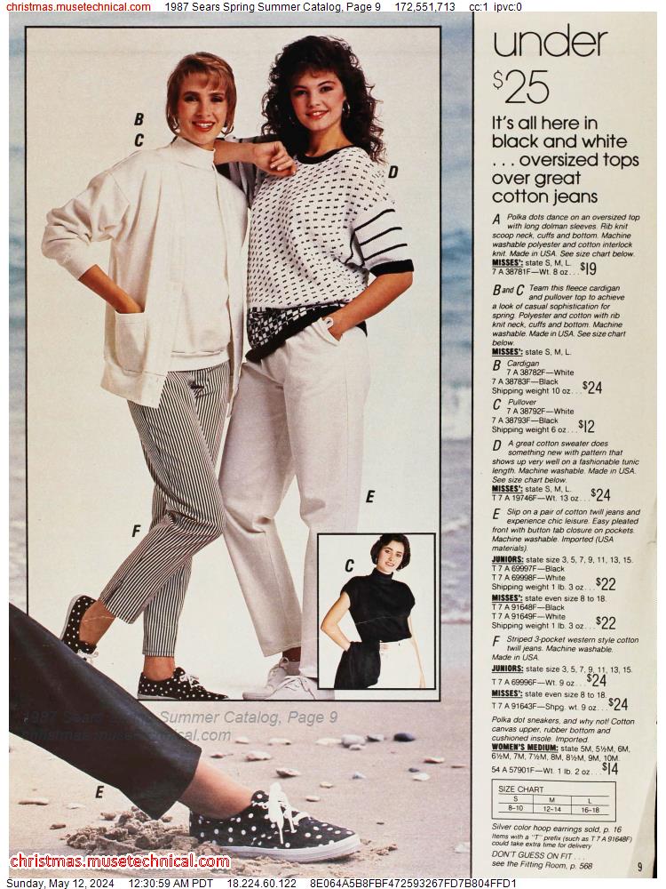 1987 Sears Spring Summer Catalog, Page 9
