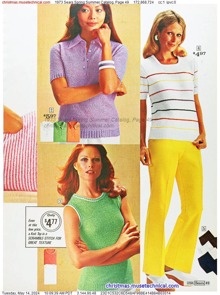 1973 Sears Spring Summer Catalog, Page 49