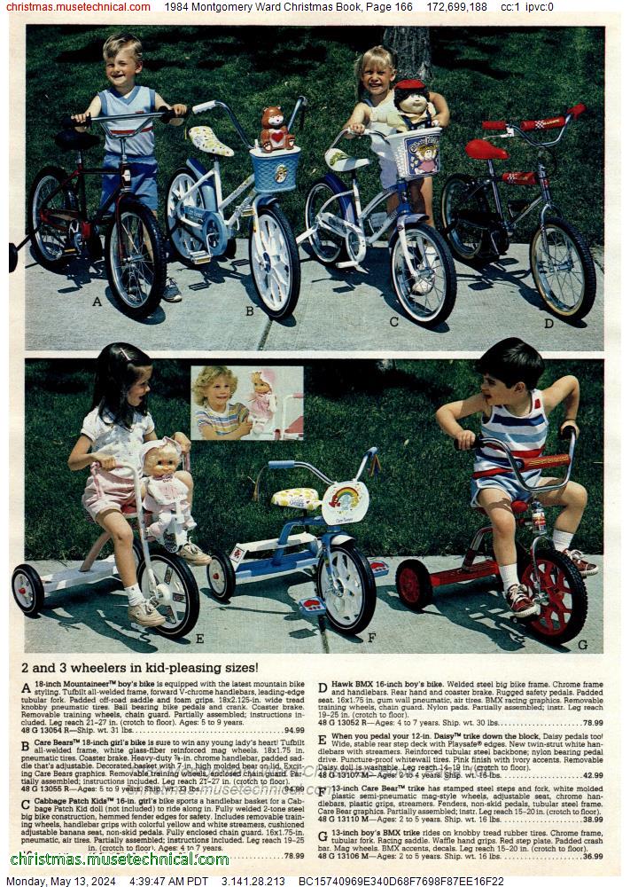 1984 Montgomery Ward Christmas Book, Page 166