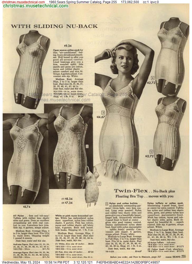 1960 Sears Spring Summer Catalog, Page 255