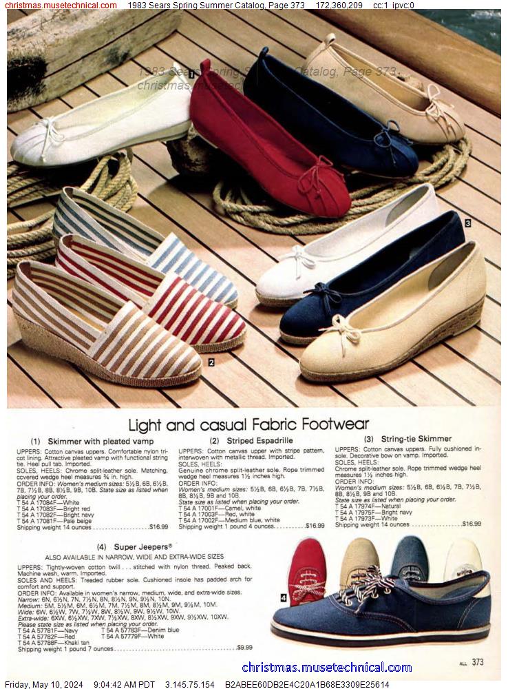 1983 Sears Spring Summer Catalog, Page 373