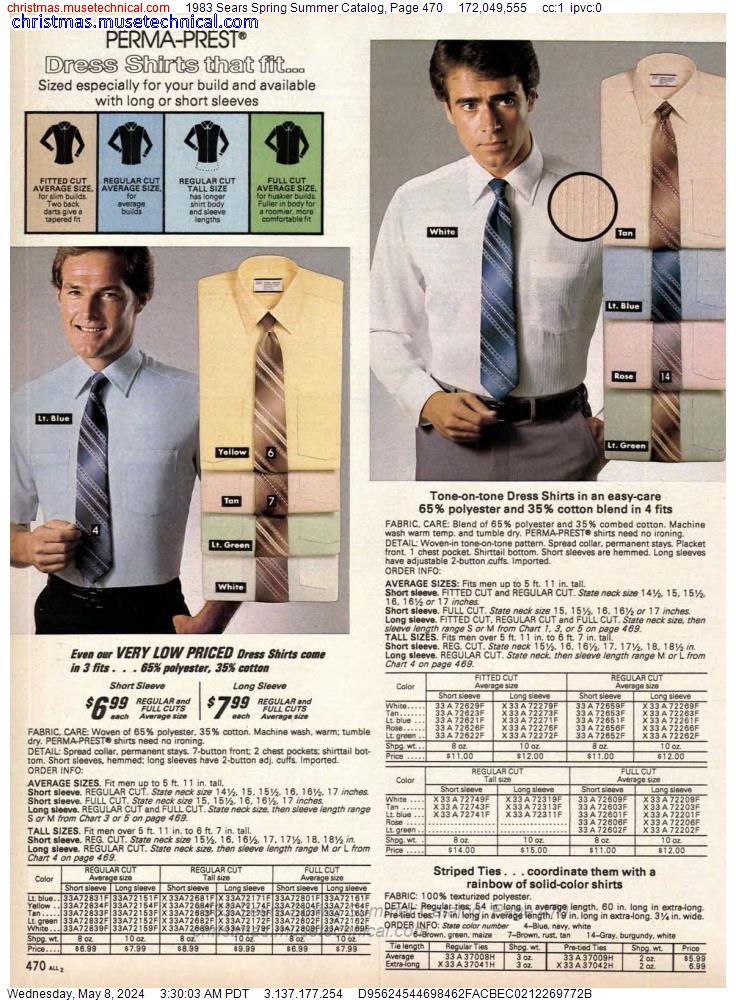 1983 Sears Spring Summer Catalog, Page 470