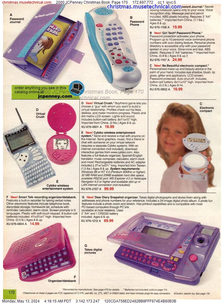 2000 JCPenney Christmas Book, Page 170