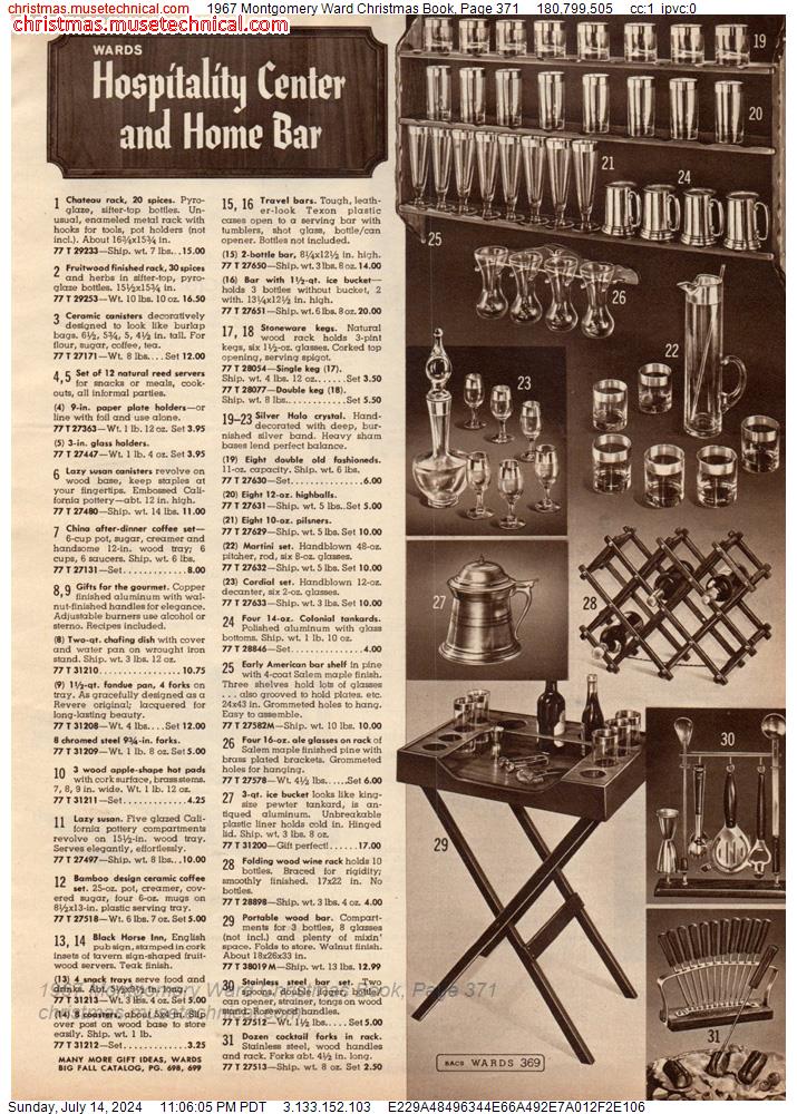 1967 Montgomery Ward Christmas Book, Page 371