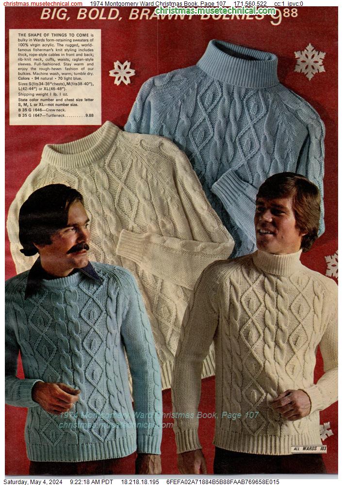 1974 Montgomery Ward Christmas Book, Page 107