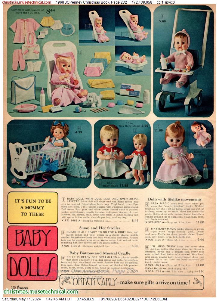 1968 JCPenney Christmas Book, Page 232