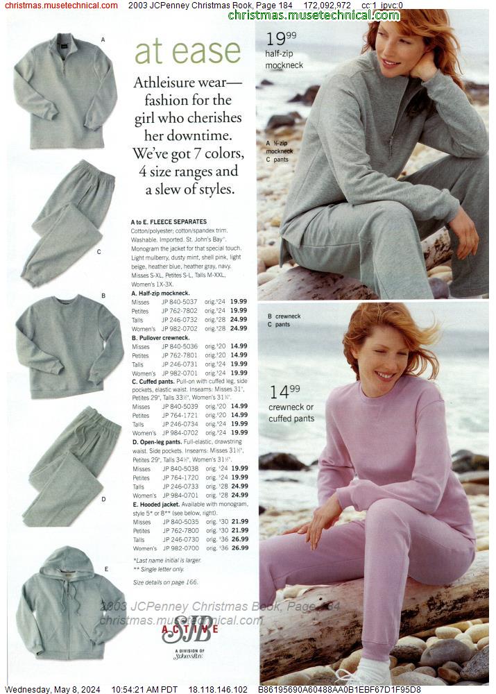 2003 JCPenney Christmas Book, Page 184
