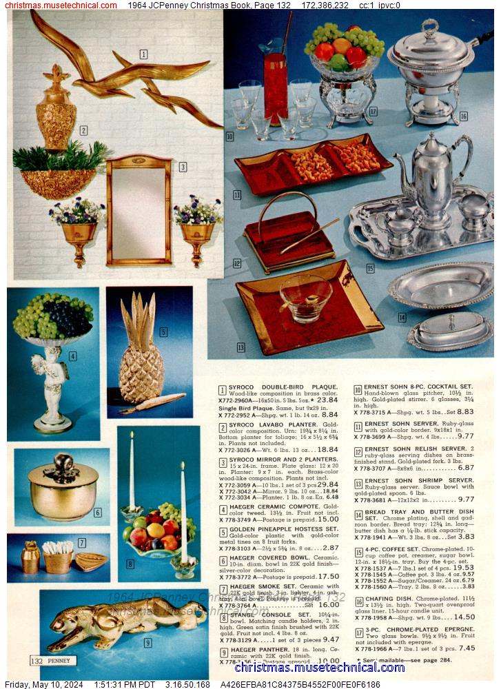 1964 JCPenney Christmas Book, Page 132