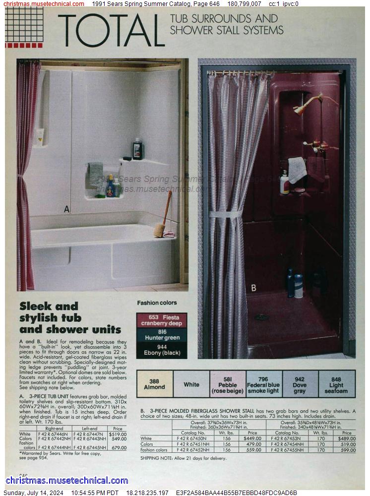 1991 Sears Spring Summer Catalog, Page 646