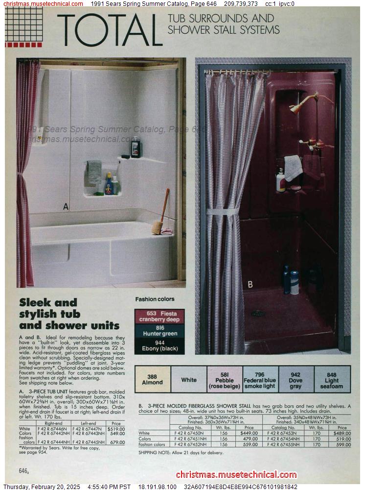 1991 Sears Spring Summer Catalog, Page 646