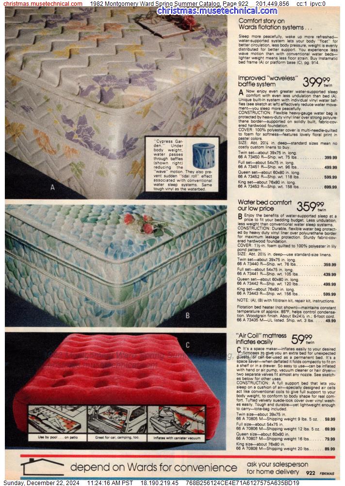 1982 Montgomery Ward Spring Summer Catalog, Page 922