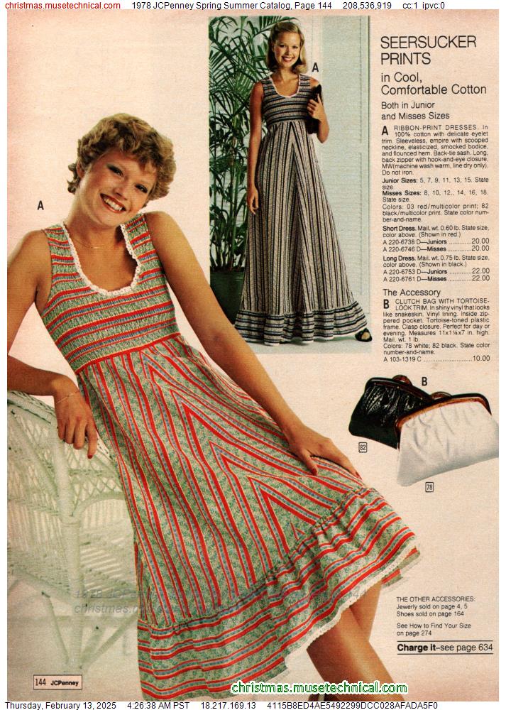 1978 JCPenney Spring Summer Catalog, Page 144