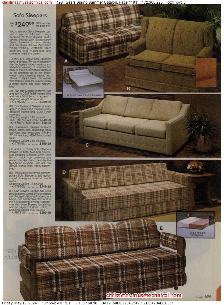 1984 Sears Spring Summer Catalog, Page 1101