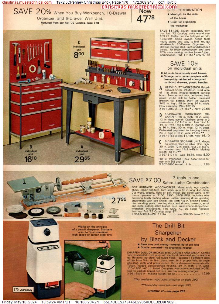 1972 JCPenney Christmas Book, Page 170
