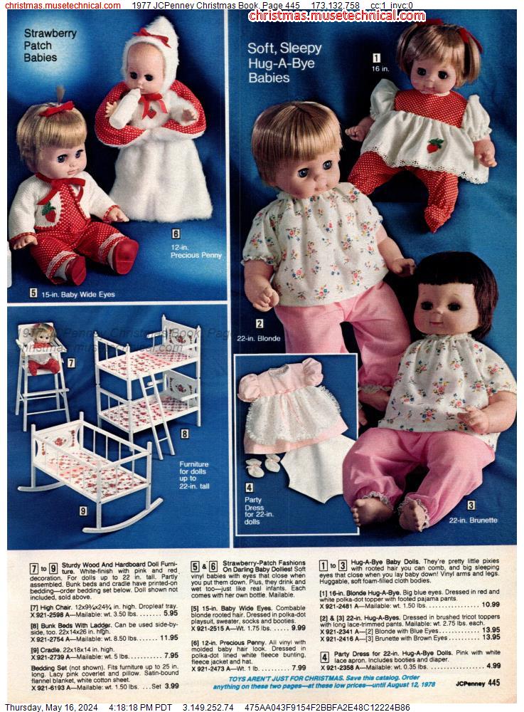 1977 JCPenney Christmas Book, Page 445