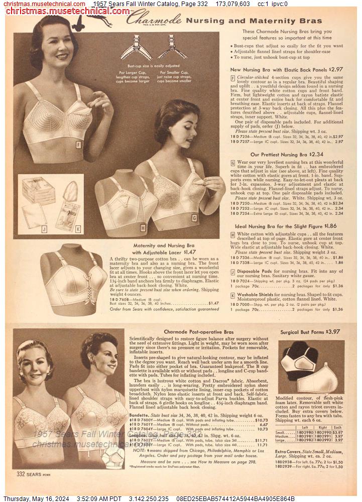 1957 Sears Fall Winter Catalog, Page 332