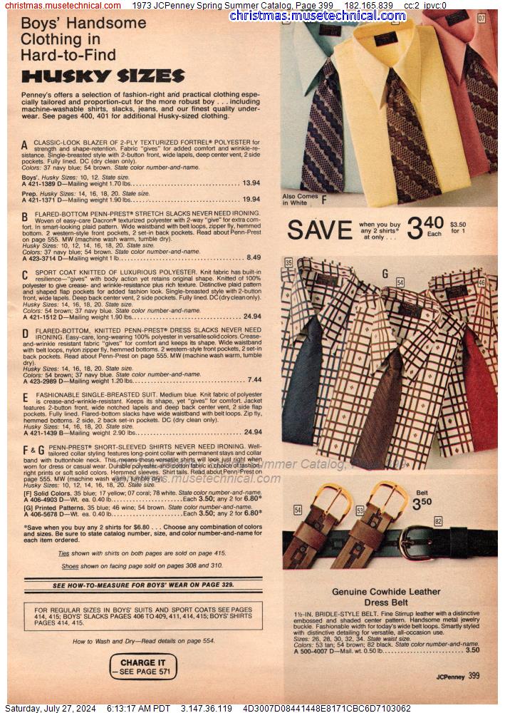 1973 JCPenney Spring Summer Catalog, Page 399