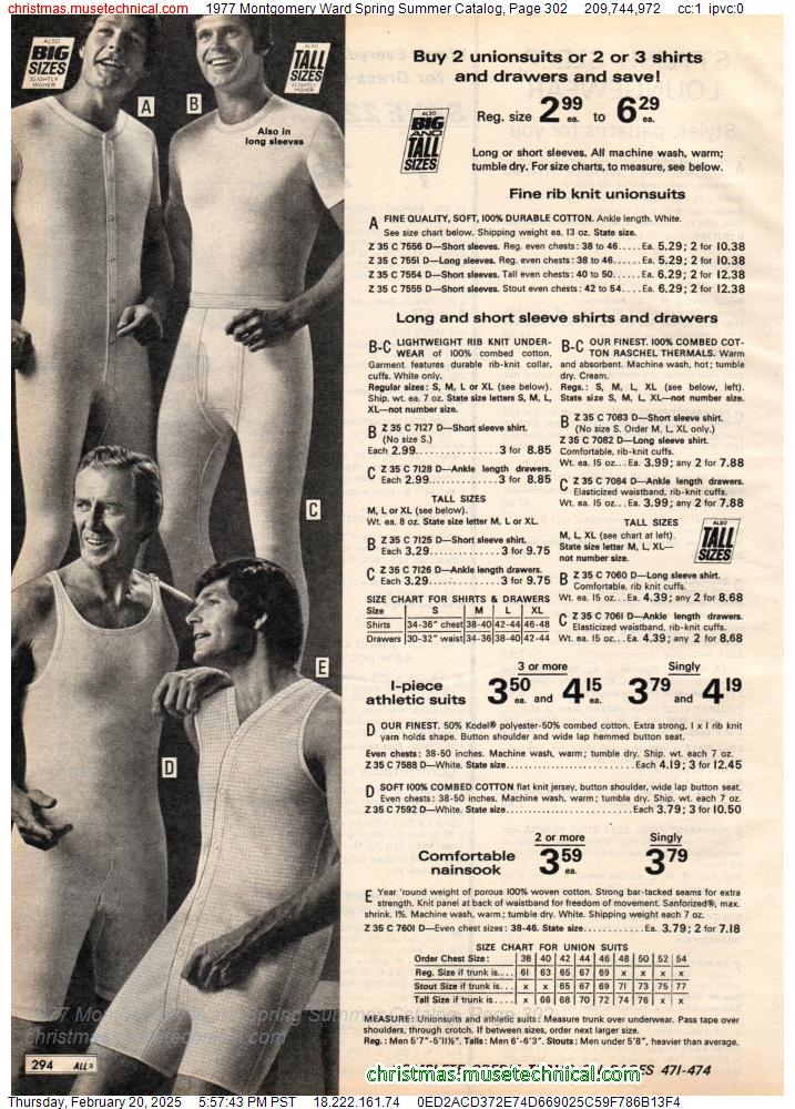 1977 Montgomery Ward Spring Summer Catalog, Page 302