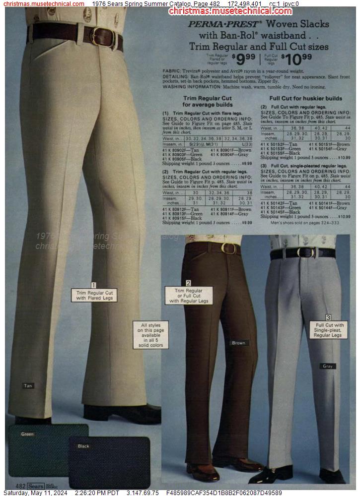 1976 Sears Spring Summer Catalog, Page 482