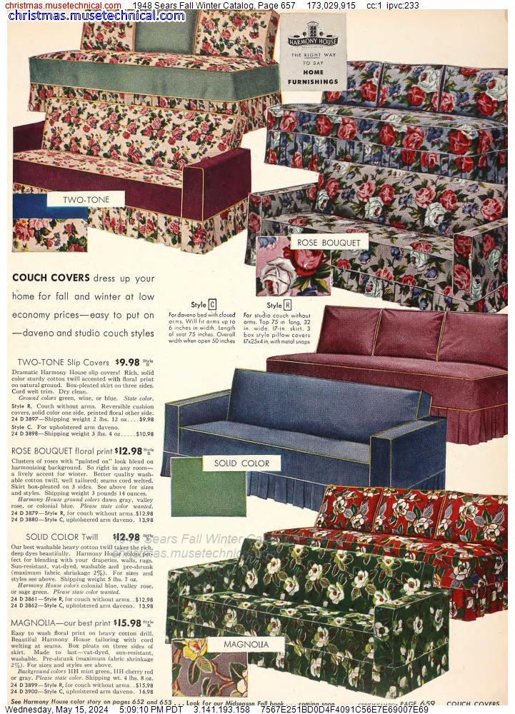 1948 Sears Fall Winter Catalog, Page 657
