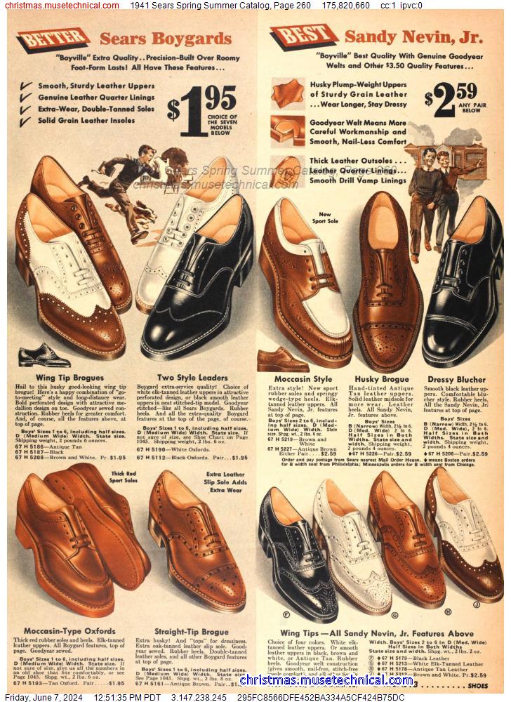 1941 Sears Spring Summer Catalog, Page 260