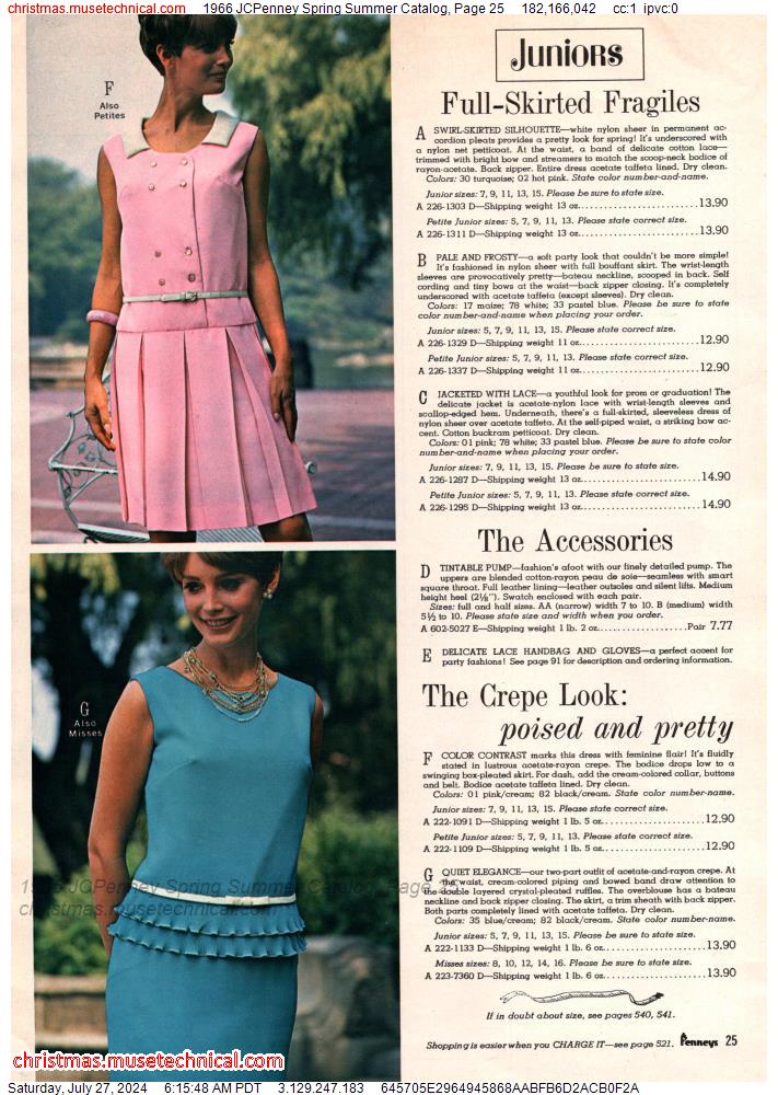 1966 JCPenney Spring Summer Catalog, Page 25