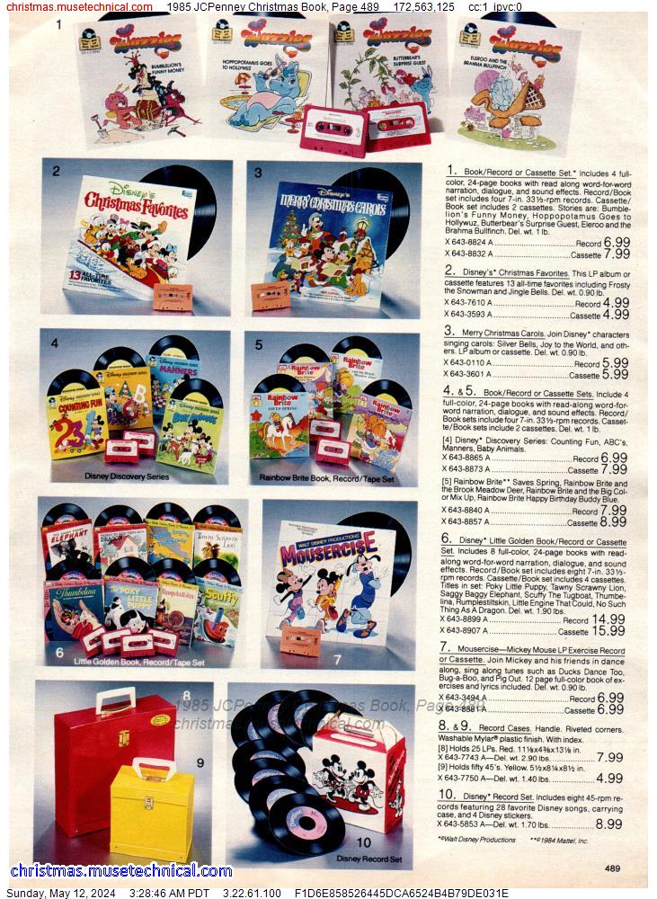 1985 JCPenney Christmas Book, Page 489