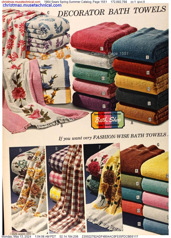 1964 Sears Spring Summer Catalog, Page 1551