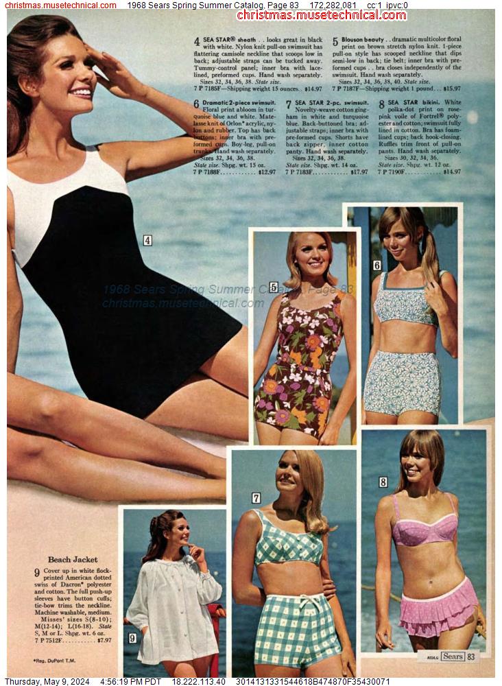 1968 Sears Spring Summer Catalog, Page 83