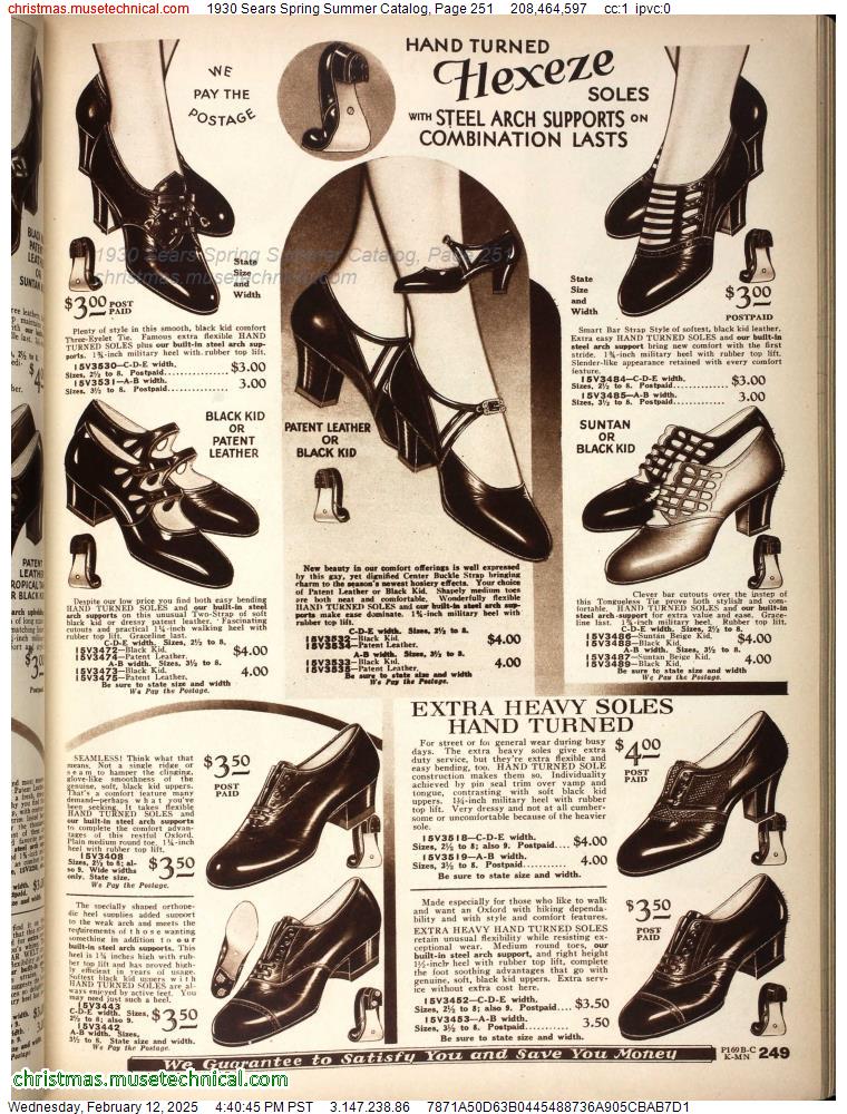 1930 Sears Spring Summer Catalog, Page 251