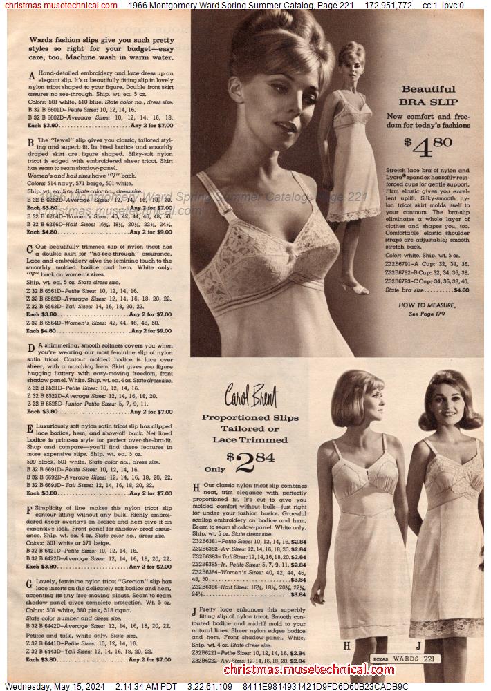 1966 Montgomery Ward Spring Summer Catalog, Page 221