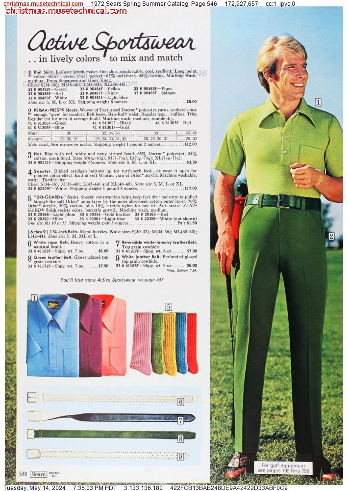 1972 Sears Spring Summer Catalog, Page 546