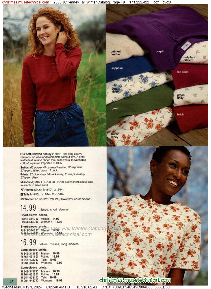 2000 JCPenney Fall Winter Catalog, Page 48