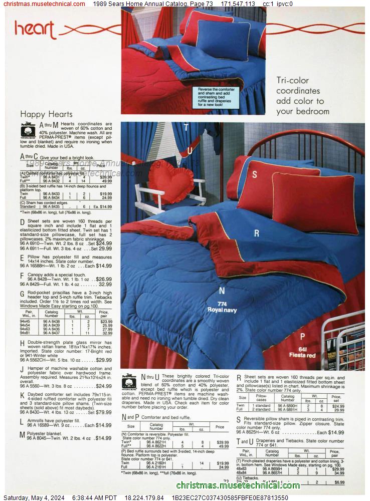 1989 Sears Home Annual Catalog, Page 73