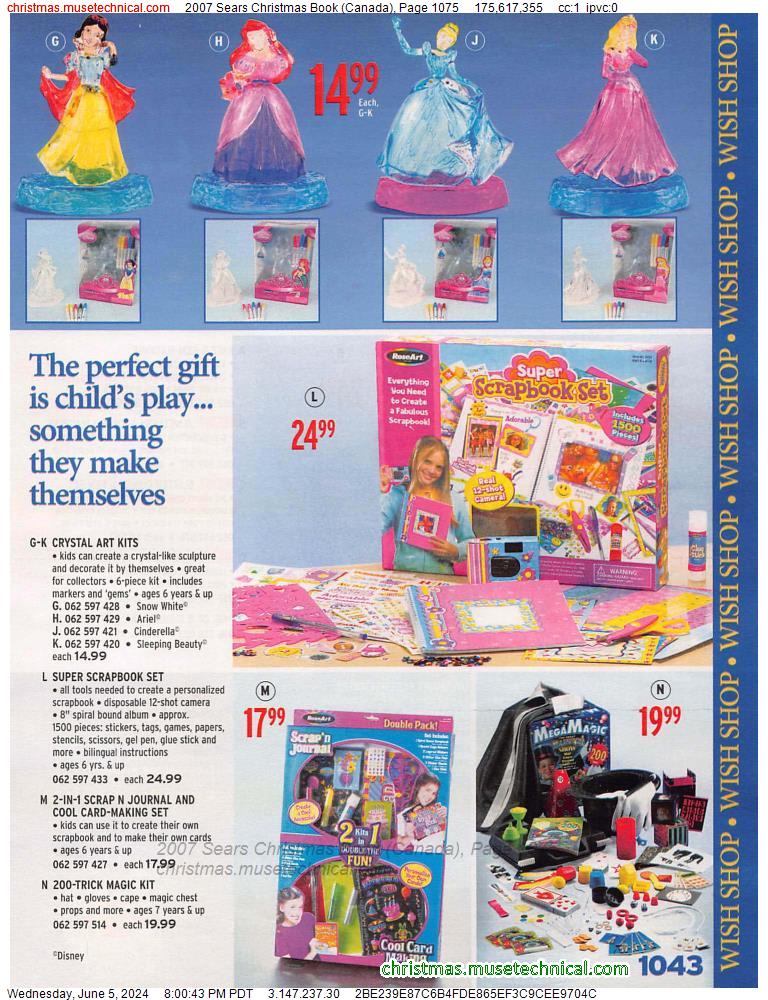 2007 Sears Christmas Book (Canada), Page 1075