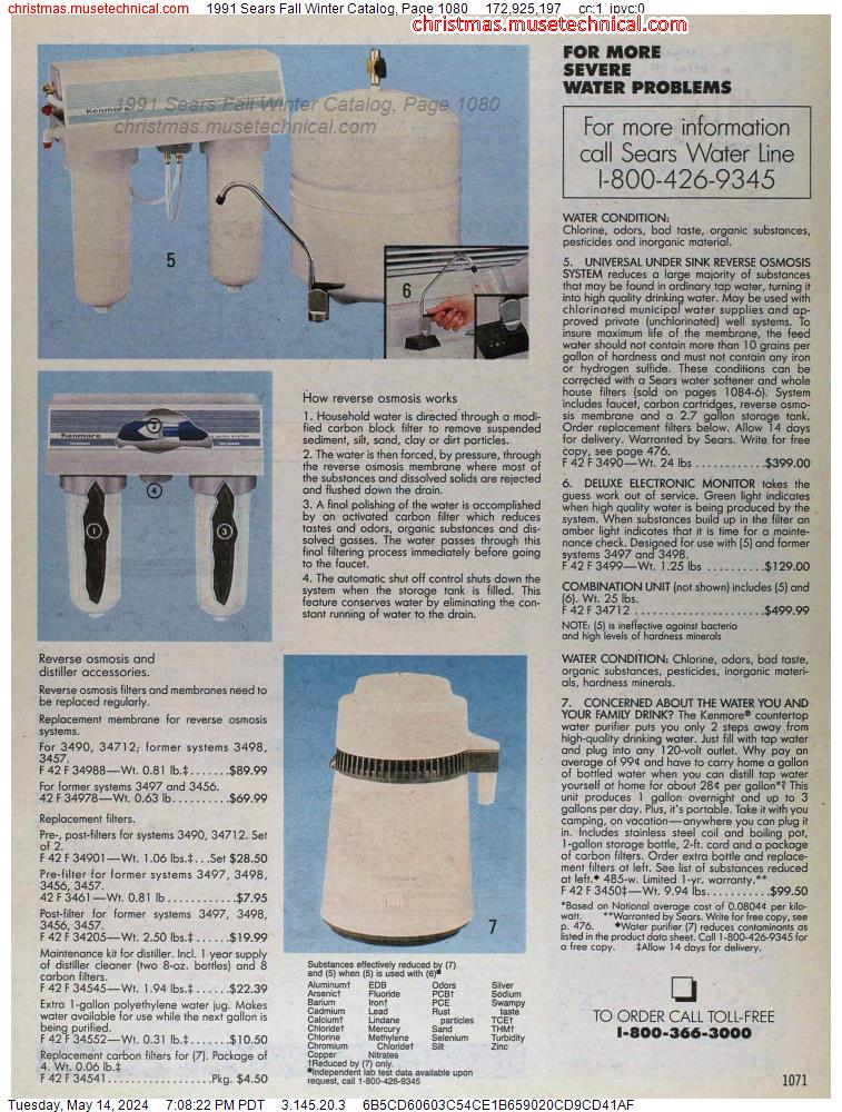 1991 Sears Fall Winter Catalog, Page 1080