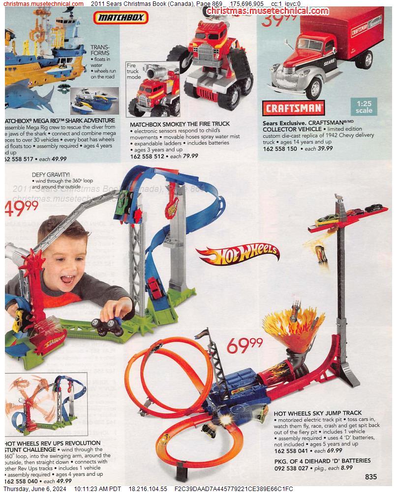 2011 Sears Christmas Book (Canada), Page 869