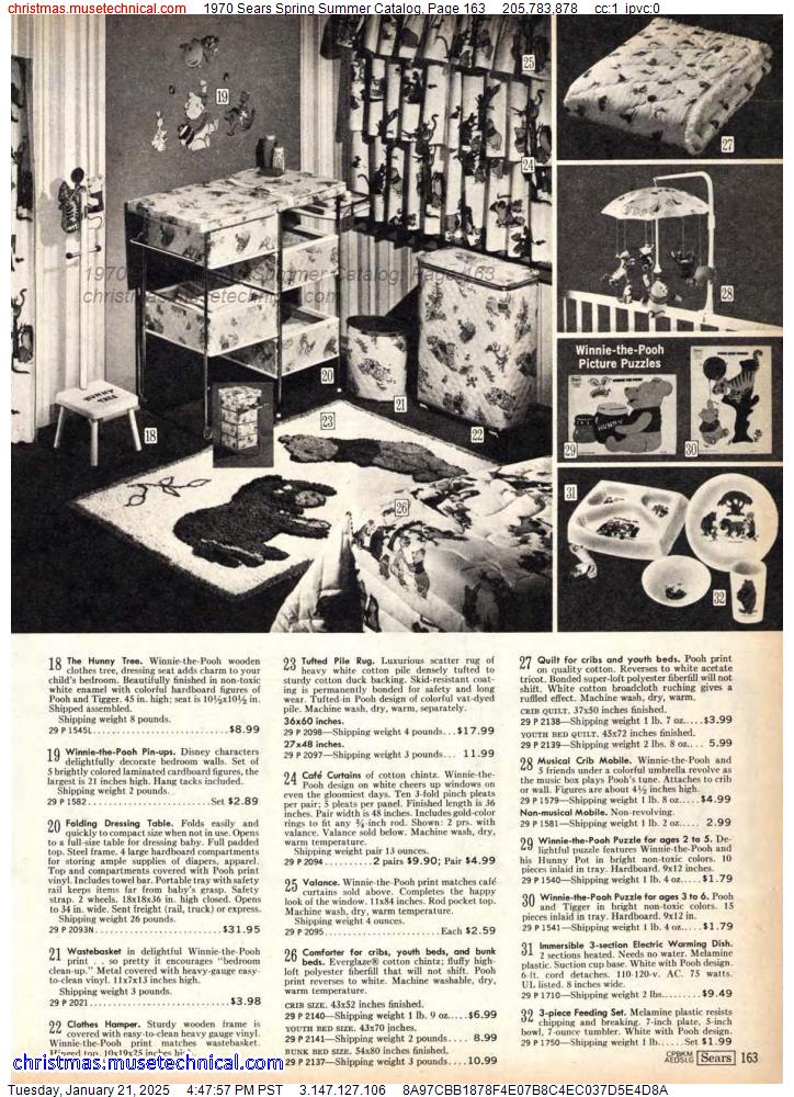 1970 Sears Spring Summer Catalog, Page 163