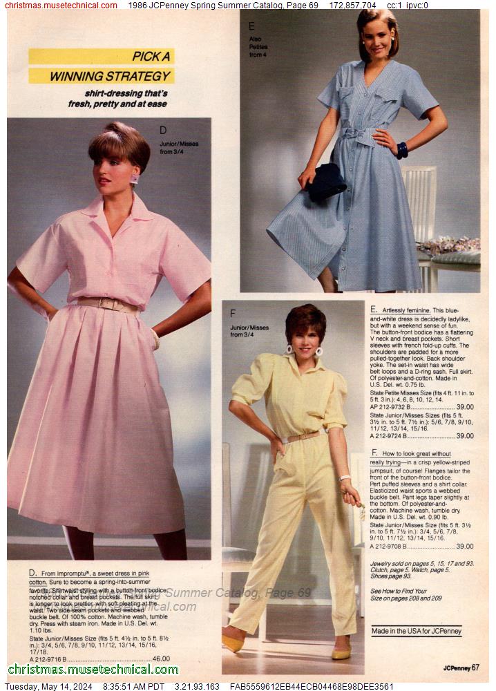 1986 JCPenney Spring Summer Catalog, Page 69