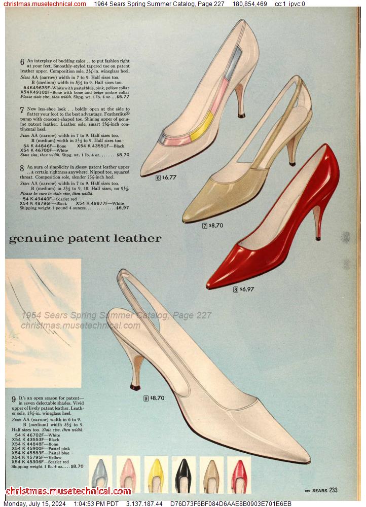 1964 Sears Spring Summer Catalog, Page 227