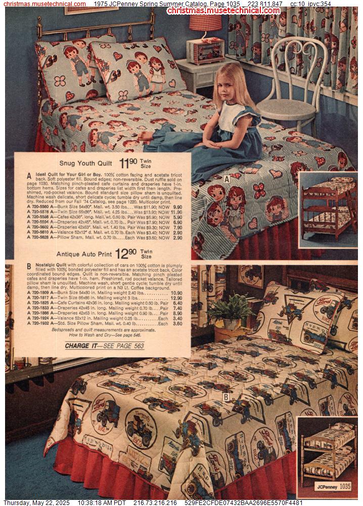 1975 JCPenney Spring Summer Catalog, Page 1035
