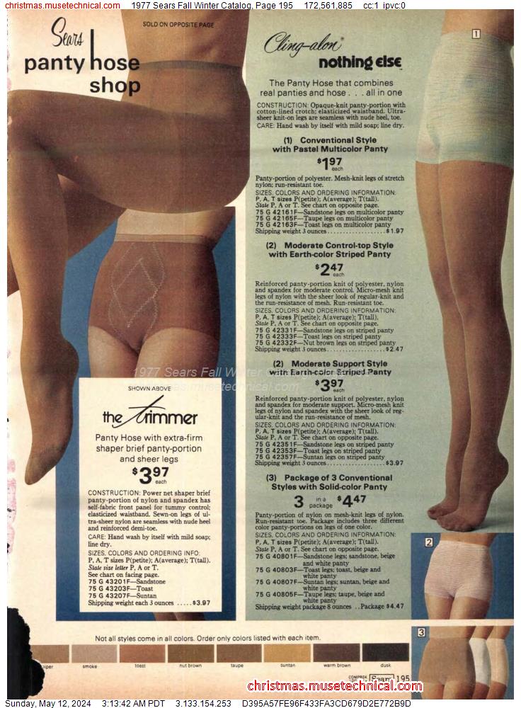 1977 Sears Fall Winter Catalog, Page 195