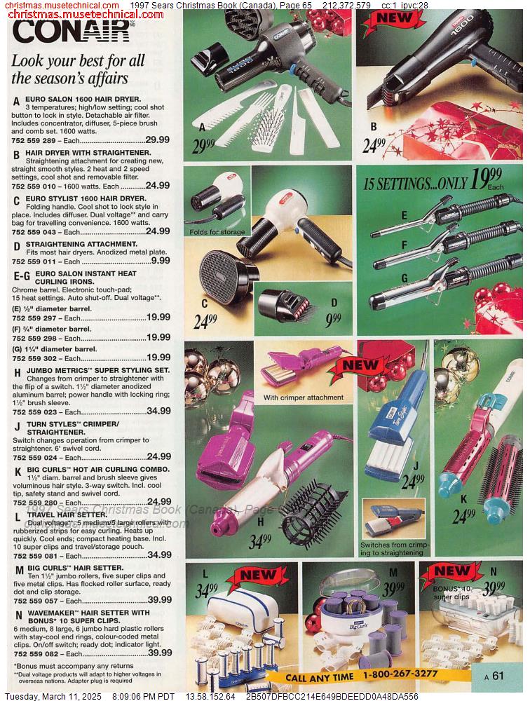 1997 Sears Christmas Book (Canada), Page 65