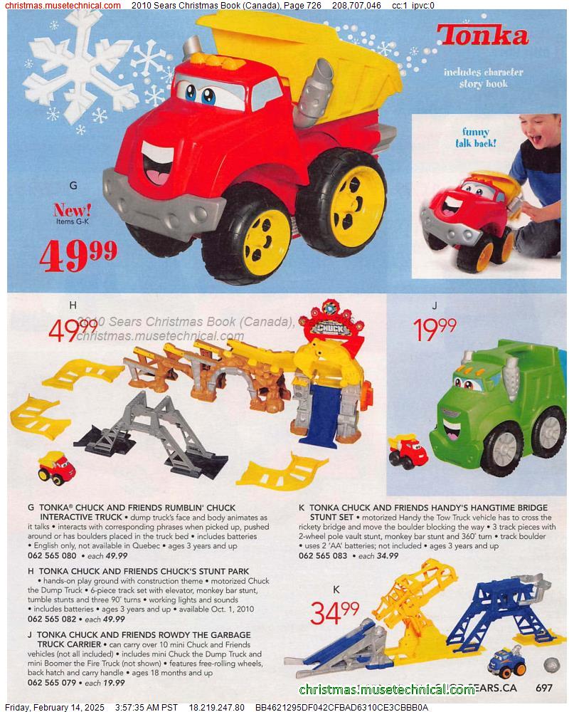 2010 Sears Christmas Book (Canada), Page 726