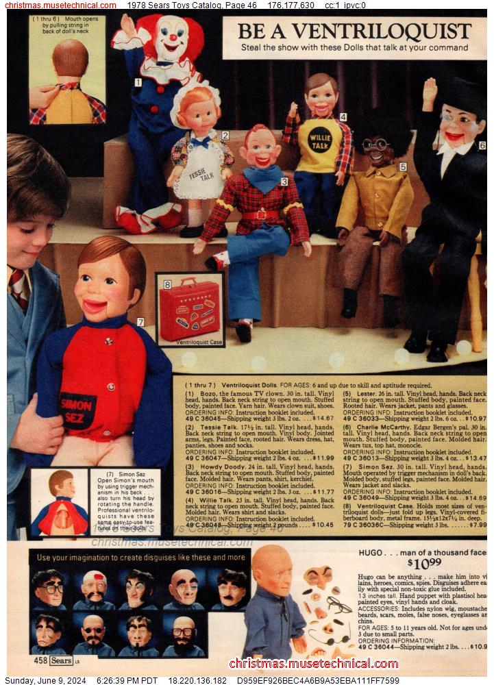 1978 Sears Toys Catalog, Page 46