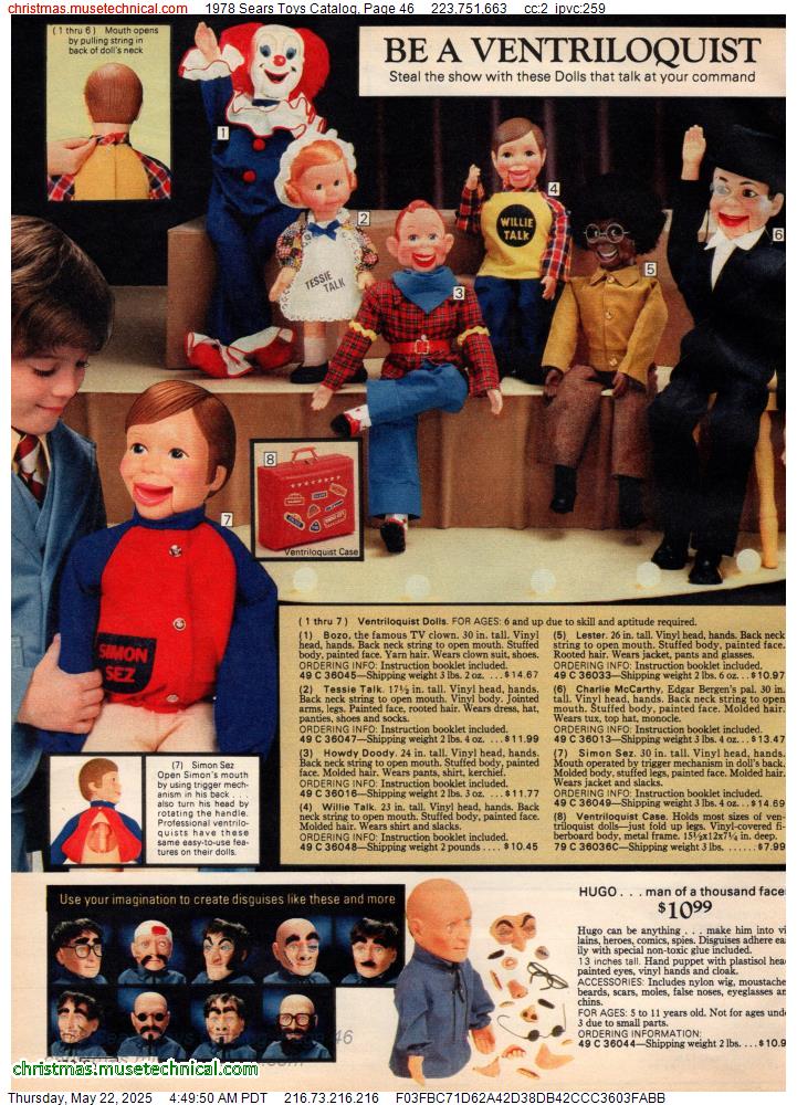 1978 Sears Toys Catalog, Page 46