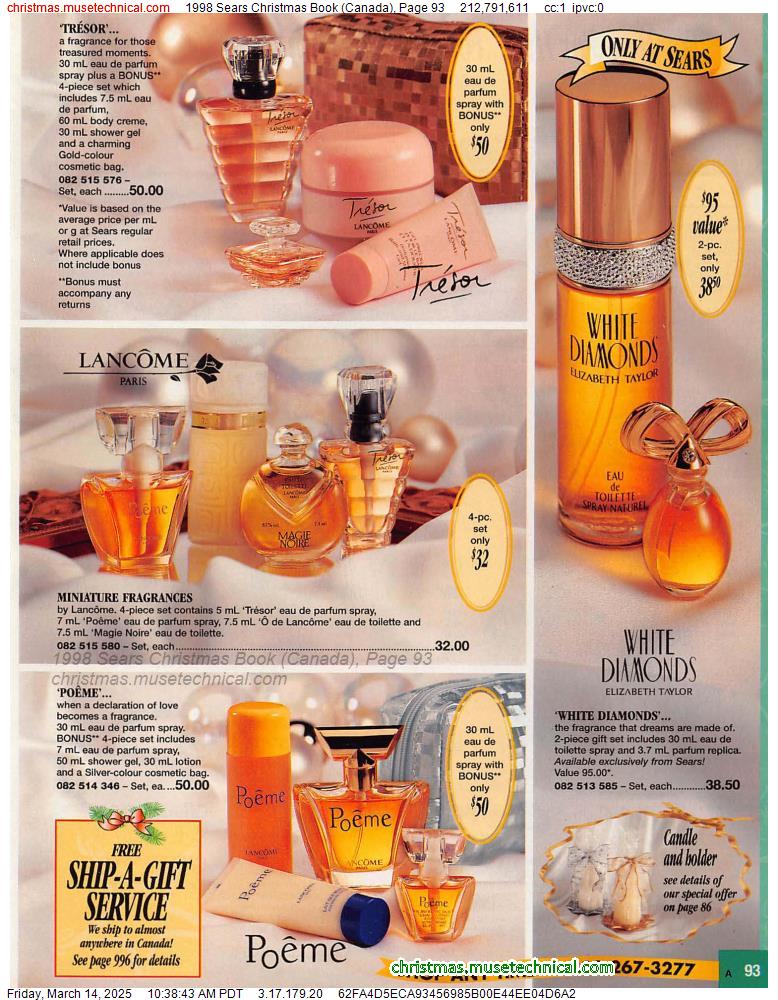 1998 Sears Christmas Book (Canada), Page 93