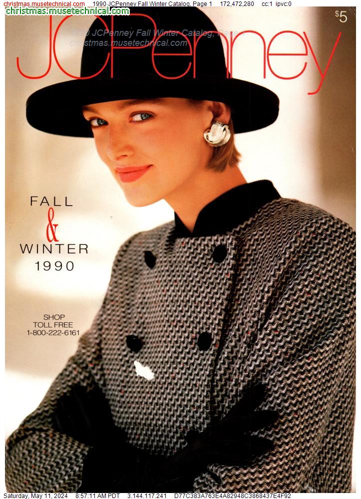 1990 JCPenney Fall Winter Catalog, Page 1